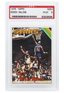 1975 Topps Moses Malone Rookie #254