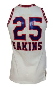 1976-1977 “Jumbo” Jim Eakins Kansas City-Omaha Kings Game-Used Home Jersey