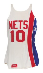 1976-77 Bob Love NJ Nets Game-Used Home Jersey