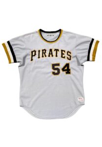 1976-77 John Candelaria/Goose Gossage Pittsburgh Pirates Game-Used Road Jersey