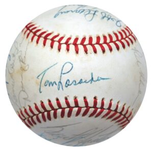 1976-77 LA Dodgers Team Autographed Baseballs from the Collection of Rick Rhoden