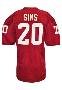 1976-79 Billy Sims Oklahoma Sooners Game-Used Home Jersey