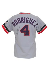 1976 Aurelio Rodriguez Detroit Tigers Game-Used & Autographed Road Jersey