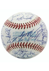 1976 Boston Red Sox Team-Signed OAL Baseball