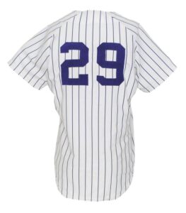 1976 Catfish Hunter New York Yankees Game-Used Home Uniform