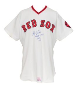 1976 Fergie Jenkins Boston Red Sox Game-Used & Autographed Home Jersey