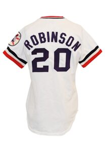 1976 Frank Robinson Cleveland Indians Player/Manager Game-Used Home Jersey