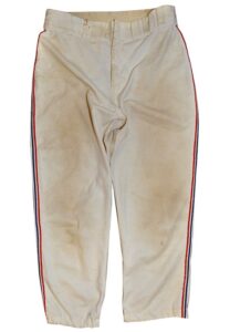 1976 Gary Carter Montreal Expos Game-Used Rookie Pants