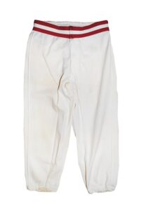 1976 Johnny Bench Cincinnati Reds Game-Used Home Pants