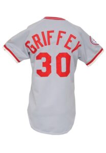 1976 Ken Griffey Cincinnati Reds Game-Used Road Jersey