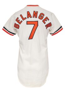 1976 Mark Belanger Baltimore Orioles Game-Used Home Jersey