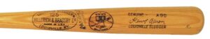 1976 Milwaukee Brewers Hank Aaron Bicentennial Game Bat