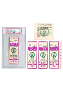 1976 NBA Finals Full Tickets Including Game 5