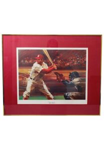 1976 Stan Musial Autographed Sports Illustrated “Living Legends” LE Framed Display