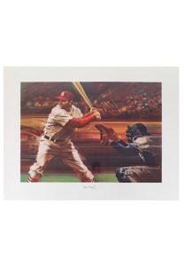 1976 Stan Musial Single-Signed Sports Illustrated “Living Legends” LE Print