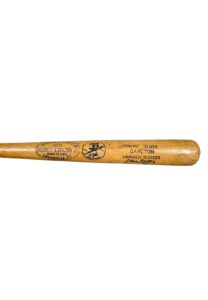 1976 Steve Carlton Philadelphia Phillies Game-Used & Signed Bicentennial Bat