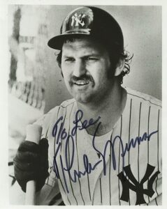 1976 Thurman Munson NY Yankees Autographed Photo with Provenance