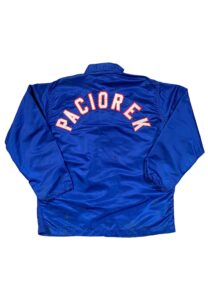 1976 Tom Paciorek Atlanta Braves Player Worn Dugout Jacket