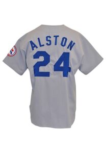 1976 Walt Alston Los Angeles Dodgers Manager-Worn Complete Road Uniform Ensemble