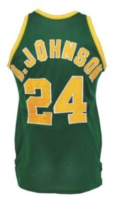 1977-78 Dennis Johnson Seattle SuperSonics NBA Finals Game-Used Road Uniform