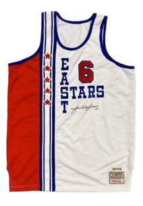 1977-78 Julius Erving Signed Eastern Conference All-Stars Mitchell & Ness Hardwood Classics Jersey