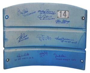 1977-78 New York Yankees Team Signed Authentic Yankee Stadium Seat-back