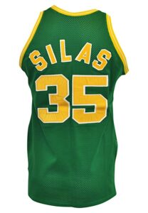 1977-78 Paul Silas Seattle Supersonics NBA Finals Game-Used Road Uniform