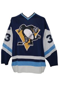 1977-78 Tom Price Pittsburgh Penguins Game-Used Road Jersey