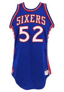 1977-78 Wilson Washington Philadelphia 76ers Game-Used Road Jersey