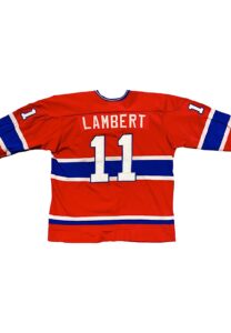 1977-78 Yvon Lambert Montreal Canadiens Game-Used Jersey