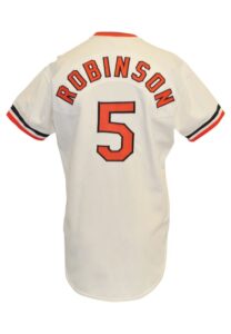 1977 Brooks Robinson Baltimore Orioles Game-Used & Autographed Home Jersey