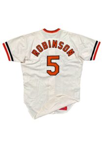 1977 Brooks Robinson Baltimore Orioles Game-Used & Autographed Home Jersey