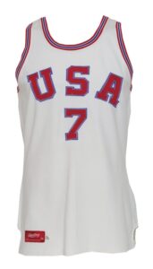 1977 Calvin Natt Team USA Pan American Games Game-Used Home Jersey