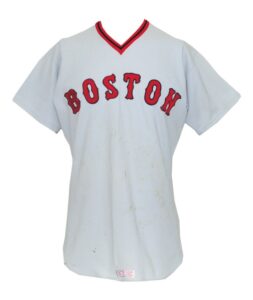 1977 Don Zimmer Boston Red Sox Manager’s Worn Road Jersey