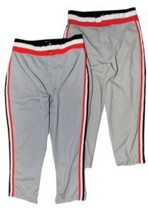 1977 Doug DeCinces & 1978 Al Bumbry Baltimore Orioles Game-Used Road Pants