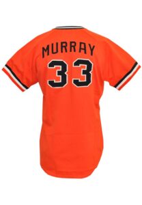 1977 Eddie Murray Rookie Baltimore Orioles Game-Used Home Jersey