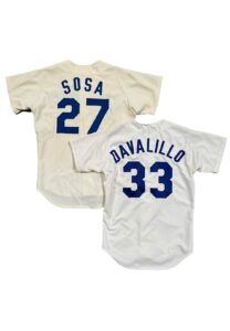 1977 Elias Sosa & Circa 1978 Vic Davalillo LA Dodgers Game-Used Jerseys