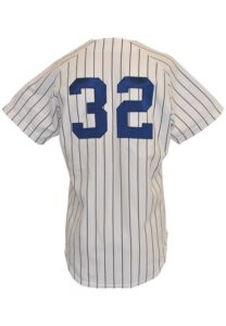 1977 Gil Patterson New York Yankees Game-Used Home Pinstripe Jersey