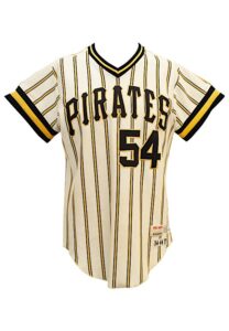 1977 Goose Gossage Pittsburgh Pirates Game-Used Home Jersey