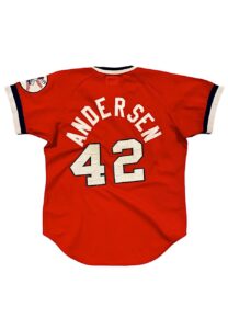 1977 Larry Andersen Cleveland Indians Game-Used Home Jersey