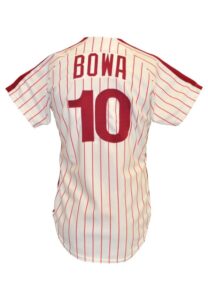 1977 Larry Bowa Philadelphia Phillies Game-Used Pinstripe Home Uniform