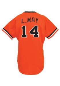 1977 Lee May Baltimore Orioles Game-Used Alternate Home Jersey