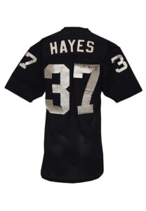 1977 Lester Hayes Rookie Los Angeles Raiders Game-Used & Autographed Home Jersey