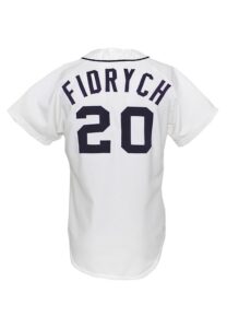 1977 Mark “The Bird” Fidrych Detroit Tigers Game-Used Home Jersey