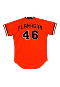 1977 Mike Flanagan Baltimore Orioles Game-Used & Autographed Jersey