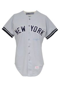 1977 Reggie Jackson NY Yankees Game-Used & Autographed Road Jersey