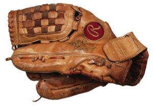 1977 Steve Carlton Phillies Game-Used and Signed Glove