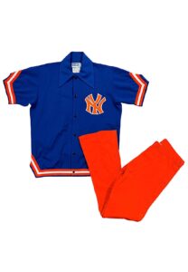 1977 Tom McMillen NY Knicks Player-Worn Warmup Suit