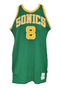 1978-79 Lonnie Shelton Seattle SuperSonics Game-Used Road Uniform