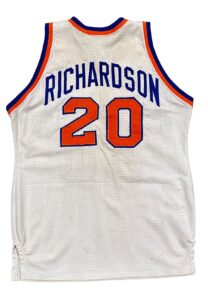 1978-79 Micheal “Sugar” Ray Richardson NY Knicks Rookie Game-Used Jersey